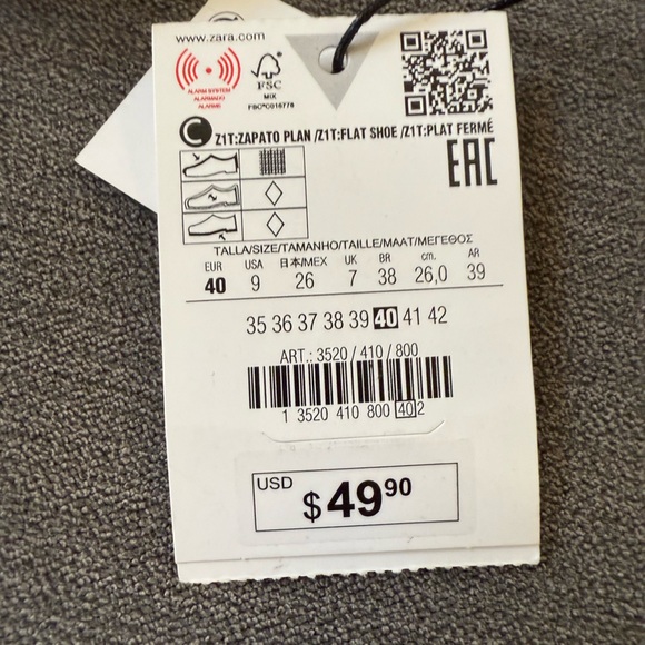 Satin Effect Flat Shoes - Picture 6 of 8